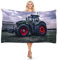 Ailaikei LKW Traktor Badetuch sporthandtuch Handtuch Strandtuch für Kinder 70 x 140cm weich Sandfreies Handtuch (5,70x140cm)