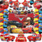 SWOKKTS Cars Geburtstag Deko, Kinder Auto Geburtstagsdeko, Auto Luftballons Geburtstag Jungen Mädchen, Cars Geburtstagsbanner Folienballon und Hintergrund