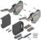 Blum Aventos Tip On 960-2215 tiefgrau Kraftspeicher mit Montageplatte