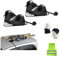 Compatible avec Mitsubishi Carisma P année 95 en Avant 04 Porte-Ski MAGNÉTIQUES pour Toit DE Voiture avec Aimant pour 2 Paires DE Skis HOMOLOGUES