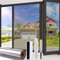 Beautysaid Heat Reflective Window Film Privacy Film for Glass Windows, One Way Mirror Window Tint Film Home, UV Sun Blocker Anti Glare Vinyl House Doors Cover with Tools, Silver, 115 x 300cm