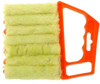 Blind Cleaner 2 Pcs Venetian Blind Cleaner, Window Blind Duster Brush Cleaner Tool Washable Window Shutter Cleaner Tool for Venetian Blinds Air Conditioner and Car AC Vent (Red)