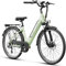 Heybike Electric Bike for Adults Roamer ST 26’’ with 48V 11Ah Removable Battery, 25 km/h speed, 40-60 km Range, 7-speed E-bike for Urban Commuters with Rear Rack Green