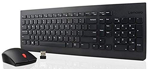 Lenovo Essential Wireless Combo - Ensemble Clavier et Souris - sans Fil - 2.4 GHz - pour S510, ThinkCentre M700, M71X, M810, M910, ThinkPad L470, T470, X1 Carbon (5th Gen), X270