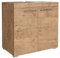 Newroom Waschbeckenunterschrank Wildeiche mit viel Stauraum - 60x56x34 cm (BxHxT) - Badezimmer Unterschrank Badezimmerschrank Badezimmermöbel Badunterschrank - [Trinity.Seven]