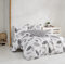 Mixibaby Bettwäsche Bettgarnitur Bettbezug Baumwolle 135x200 155x220 200x200 200x220, Größe:135 x 200 cm, Design Bettwäsche:Plume Grau