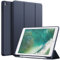 JETech Funda para iPad 9,7 Pulgadas (6.ª/5.ª Generación, 2018/2017) con Portalápiz, Delgada Tableta Cover Carcasa con Parte Posterior de TPU Suave (Marino Profundo)