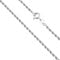 Designer Inspirations Boutique 20 Inch Sterling Silver 1.5 mm Wide Rope Chain Necklace for Women Men Unisex - Fine Silver Chain - Ideal for Smaller Pendants - Weight: 1.8 Grams
