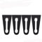 4 PCS Autotür Türschloss Dämpfer Buffer Damper Soundproof Auto Kfz Dämmmatte Anti - Dröhn Thermo Akustik Kompatibel mit VW Golf Audi