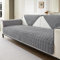 IMSGVIFO 1 2 3 4 Sitzer Sofabezug Couchbezug L Form Ecksofa Sofa/Couch überwurfdecke, Samt Couch Überwürfe Sofahusse Sofaüberwürfe rutschfest