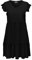 ONLY CARMAKOMA Damen CARMAY Life Cap SL Frill Dress JRS NOOS Midikleid, Black, 46-48