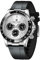 Pagani Design Daytona Hommage Herren Quarzuhr, Chronographen-Armbanduhr für Herren, VK63 Uhrwerk, Edelstahlband, PD1644 (weiß, Gummi)