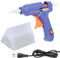 TNOMSNO Pistola de Pegamento Caliente, 20W Pistola Silicona Caliente con 60pcs Barras, Mini Pistola de Silicona Caliente para Pasatiempos, la Escuela, Arte de Bricolaje