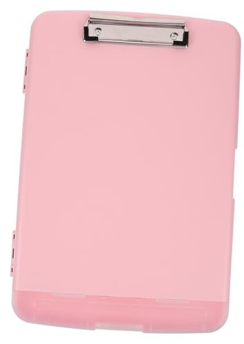 jojofuny Boîte Boîte De Stockage De Fichiers Organisation Presse-papiers Dossier De Fichiers Pliable Détenteur De Document Porte-fichiers De Magazine Pliant Bureau Rose Pp