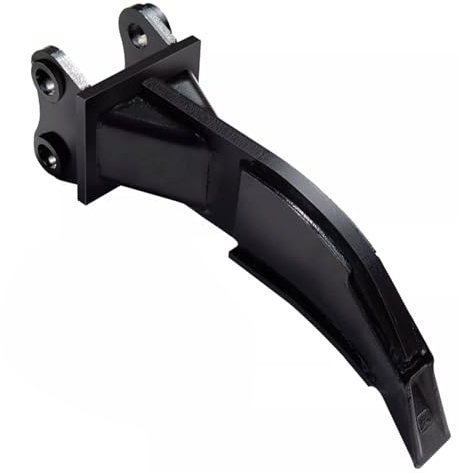 Asixxsix Mini Excavator Attachment Ripper Single Hook Backhoe Scarifier for 0.8 to 1.5 Ton Mini Excavators with 2 Pins, 90mm Span, 25mm Hole Diameter, 90mm Center Wheelbase