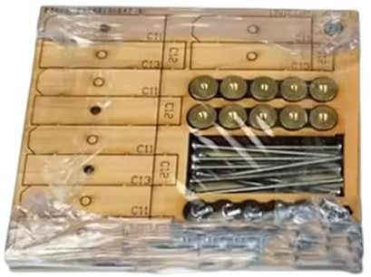 RNXRZANK Ship Model Hull Planking Clamps, Strong Hold for Model Builders, Wood Screw Clamp Tool Set, Long Handle, Kit, 34mm