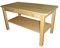 Magnetic Mobel Couchtisch Beistelltisch Tisch Kiefer massiv Holz 80 x 50 x 55 cm (LxBxH) (Unbehandelt)