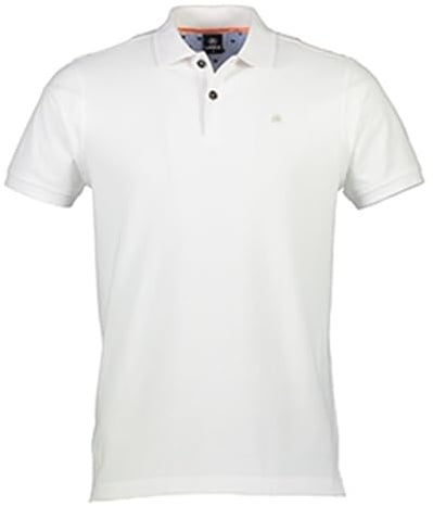 LERROS Herren Regular Fit Poloshirt Polo 2003200, Einfarbig, Gr. Small, Weiß (white 100)