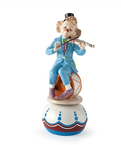 Royal Class Spieluhr Clown Violine Porc.22 cm
