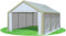 Stabilezelte Partyzelt 4x6m Modular Pro PVC geschlossen BRAUN Weiss