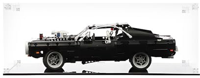 Acryl Vitrine für Lego 42111 Technic Dom's Dodge Charger, Staubdichte Vitrine für Modelle Sammlerstücke (Nur Vitrine)…