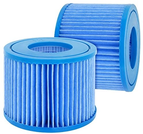 FFyan Lot de 2 filtres de Type VI pour Best-Way Filtre Piscine Cartus Taille 6 Piscine Filtre Cartouche -58323,90352E, pour Lay-Z Spa Filtre