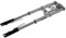 2EXTREME Gabel Komplett Chrom kompatibel mit Peugeot 103, 104, 105, Vogue, Mofa, Moped, 50ccm