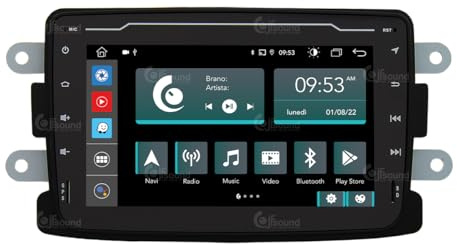 Radio de Coche para Dacia Duster Android GPS Bluetooth WiFi USB Dab+ Touchscreen 7 8core Carplay AndroidAuto