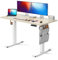 Marsail Standing Desk Adjustable Height, 48x24 Inch Electric Standing Desk with Storage Bag, Stand up Desk for Home Office Computer Desk Memory Preset with Headphone Hook (TZESD7N)