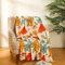 Frienda 70er-Jahre-Retro-Überwurfdecke, groovig, Flanell, weiche Decke, Vintage, Boho, Hippie, ästhetisch, dekorative Decke, bunt, warm, Fleece, gemütlich, Couch, Bett, Stuhl, Sofa, Zubehör, 127 x