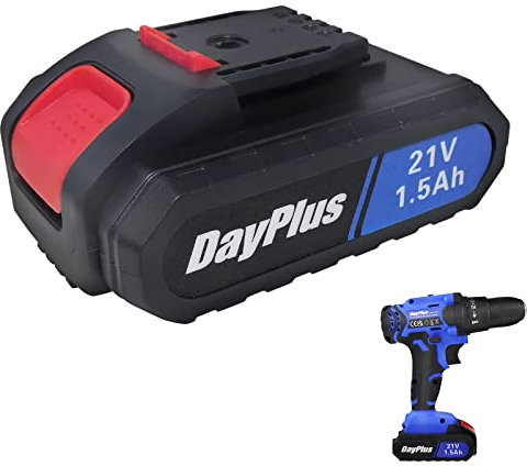 Batería de Repuesto 21V 1500mAh Li-ion Para Taladro Atornillador Percutor Eléctrico - Recargable, 1 Unidad