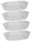 GREENADSCAPE 4 Stück Luftfritteuse Antihaft-fritteuse Backblechauskleidung Backformen Airfryer Air Fryer Innentöpfe Antihaft-speisekissen Air Fryer Liner Silikon Kieselgel Grey