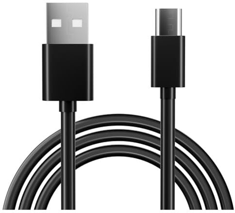 pluX Replacement 1m Micro USB Charger Cable - Power Lead for NOW TV Stick, Fire TV Stick 4K+/4K Max/Stick Lite/HD/Standard - Adapter Cord for Streaming Devices