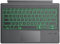 TiMOVO Clavier Espagnol sans Fil Bluetooth, Clavier QWERTY Rétro-éclairé 7-Couleurs avec Batterie Rechargeable pour Microsoft Surface Pro 7 Plus/Pro 7/Pro 6/Pro 4/Pro 3/Pro 2017, Gris