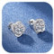 925 Sterling Silber 18K Vergoldete Schmetterling winzige Schleife Ohrringe, Ohrstecker für Damen Keltische Schmuck Bowknot Ohrstecker, Hypoallergen Geschenke für Damen (Silber-A, Hohe Qualität)