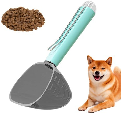 manhegari Cuillère À Nourriture Pour Chat, Cuillère À Mesurer Pour Tasse De Nourriture Pour Chien, Avec Poignée Ergonomique Pour Un Contrôle Précis Des