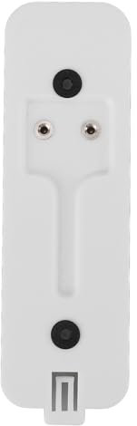 Plastic Doorbell Backplate for Blink Video Doorbell, Lightweight Replacement Set for Wall Mount Installation, Dependable Plastic Material with Complete Accessories, Designed (White)
