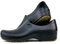 Sticky Zapatos de lactancia para mujer, para chefs, cocina, enfermeras, zuecos para el trabajo, impermeables, antideslizantes, Negro -, 40.5 EU
