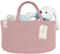KiddyCare Baby Nappy Caddy Organiser Pink Regular Size