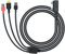 HUION 3-in-2 Kabel, kompatibel Kamvas Pro 13 2.5K, Kamvas Pro 16 2.5K Grafik-Zeichenmonitor mit HDMI, Strom- und USB-Kabeln im Lieferumfang