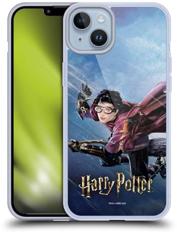 Head Case Designs Officially Licensed Harry Potter Quidditch 1 Prisoner Of Azkaban II Soft Gel Case Compatible With Apple iPhone 14 Plus