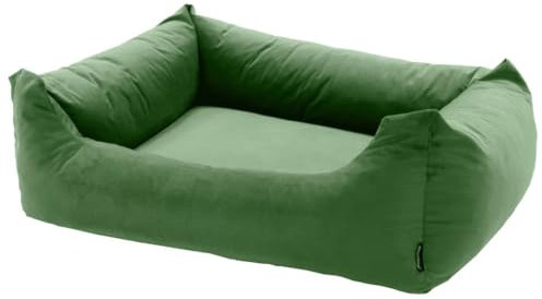 Madison Velours Dog Bed Green M