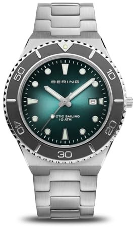 BERING Herren Uhr Quarz Movement - Classic Collection mit Edelstahl und Saphirglas 18940-708 - Wasserdicht: 10 ATM