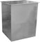 KetoPlastics Large Animal Feed Bin Galvanised Steel Outdoor Bin for Tack Feed Coal Logs and Garden Farm Stables with Hinged Lid 100L