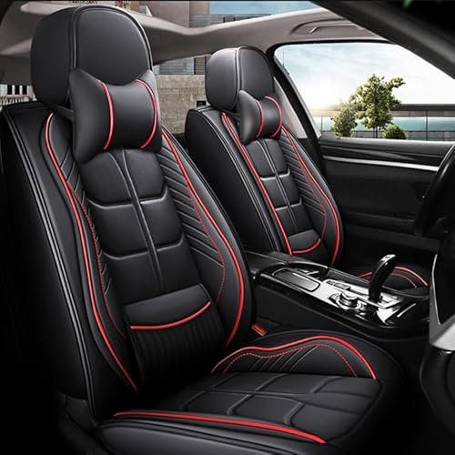 DRYFAL Auto Sitzauflagen Für VW Tiguan Allspace Life Elegance R-Line 5-Seater 2017-2022, Seiten-Airbag-Kompatibel, Waschbar, Leicht Anzubringen,B
