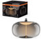 OSRAM Vintage 1906 Big Elipse ist eine dimmbare LED-Lampe aus Kunststoff mit Filament in Ellipsenform. Sie bietet 12 W für 350 lm, E27 Fassung, Smoke Design, 300 mm Durchmesser, CRI 80, 1800 K.