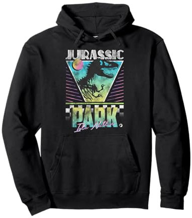 Jurassic Park Isla Nublar Retro-Poster Pullover Hoodie