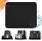 Khongoo Heat Resistant Mat for Air Fryer, 40x45x0.1cm Heat Mat to Protect Countertop, Air Fryer Accessories Compatible with Ninja, Cosori, Tefal, Heatproof Pad for Coffee Machine, Oven (Black)