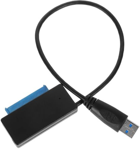 DIYEAH USB Adapterkabel für Externer Hard Drive Converter Schwarz Schnelle Datenübertragung Kompatibel für Einfache Handhabung