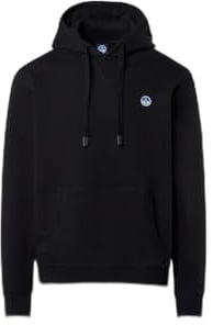 NORTH SAILS Sweatshirt Classic Basic Hoodie 691084 Hoodie Herren Baumwolle Schwarz, Schwarz , L